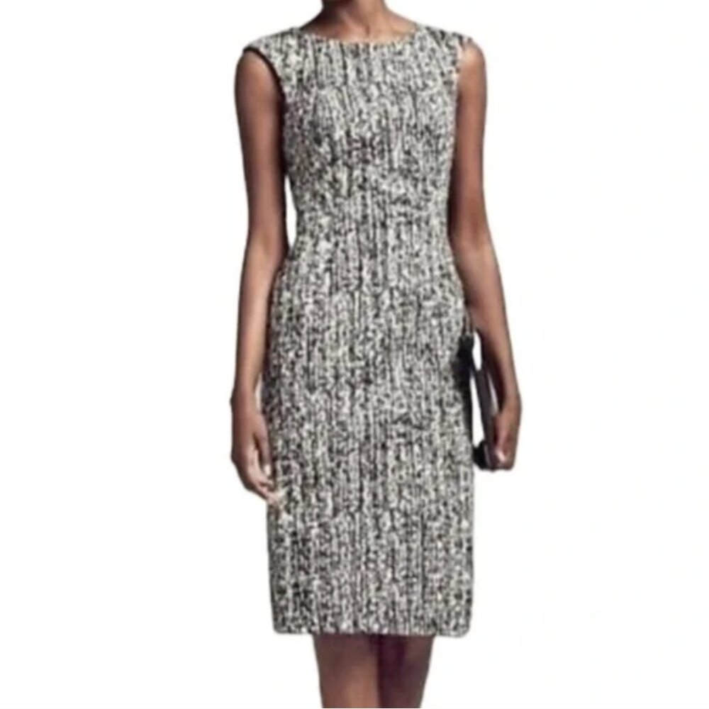 M.M. Lafleur The Giovanna Textured Ponte Dress Preppy Officecore